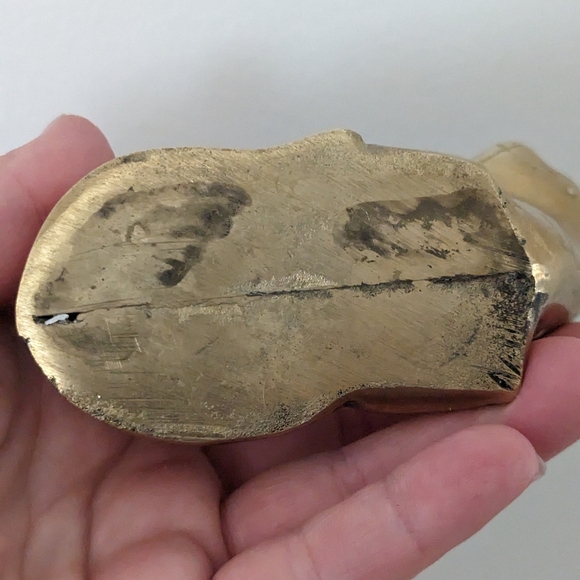 Set of TWO brass cats - Picture 6 of 8